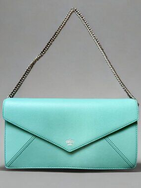 Delvaux Blue Brin De Folie Clutch Bag